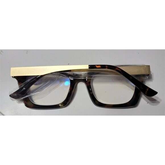 EyeKepper Sheer Tortoise Nerd 1.5 Cat Eye Thick Reading Nerd Glasses 113233 - Picture 3 of 3